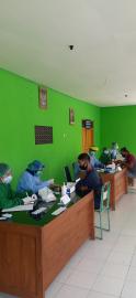 RAPID TEST KPPS DAN PETUGAS KAMTIB Kalurahan Tancep